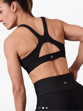 Athleta Interval Sports Bra black size small